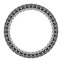 Abstract circle pattern mandala sun fireworks. spirograph halo sun starburst ray vintage monochrome modern circular pattern motif black white for design elemental, unique art lace lattice lines style