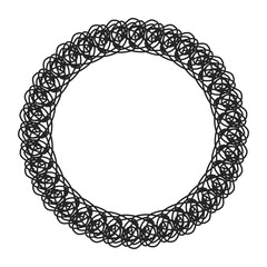 Abstract circle pattern mandala sun fireworks. spirograph halo sun starburst ray vintage monochrome modern circular pattern motif black white for design elemental, unique art lace lattice lines style