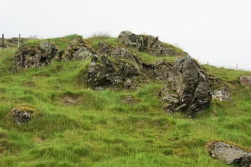 rocky outcrop on Slieve Gallion, Northern Ireland