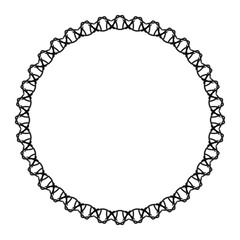 Abstract circle pattern mandala sun fireworks. spirograph halo sun starburst ray vintage monochrome modern circular pattern motif black white for design elemental, unique art lace lattice lines style