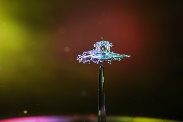 水滴のハイスピード撮影