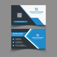 Vector Modern Creative and Clean Business Card Template / Corporate Business Card Design. Branding, stationary/ Business card vector background