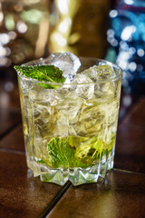 tasty cocktail in the bar