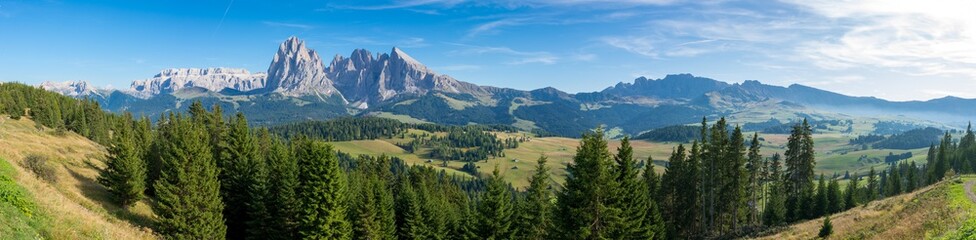 Panoramablick über die Seiser Alm © rbuchber