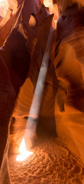 Lightbeam at Antelope Canyon X in Arizona