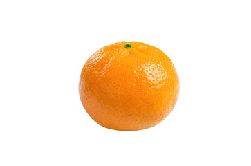 tangerine isolate, ripe tangerines on a white background