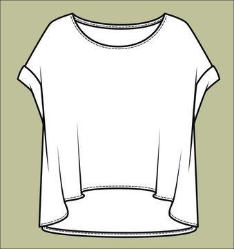 white t-shirt fashion design clip art preview