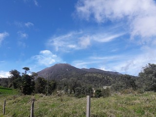 Fototapeta na wymiar turrialba volcano at cartago costa rica