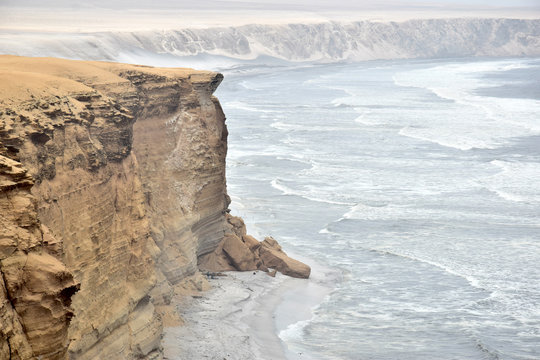Cliffs in Paracas