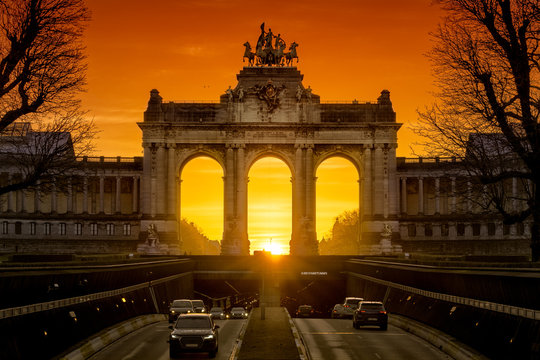 Cinquantenaire sunrise