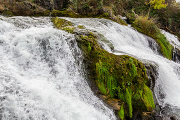 View at the Rhine Falls nearby Schaffhausen