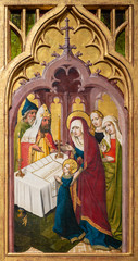 Vienna, Austria. 2019/11/7. The Presentation of the Virgin Mary in the Temple. c. 1445. By the...