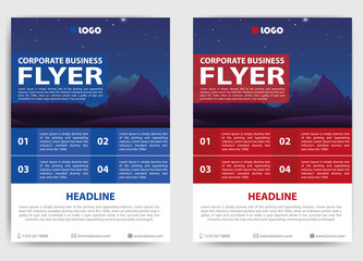 flyer, corporate business cover poster brochure in a4 size