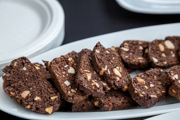 chocolate chip cookies on a plate