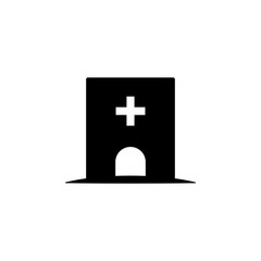 Obraz premium Vector illustration, hospital icon design