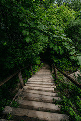 Travel photography of the Baltic sea coastline, near Jastrzebia Gora, Poland.