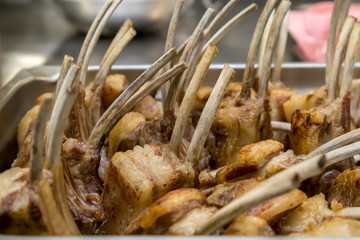 lamb chops with bones