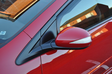 RED CAR HONDA DETAILING SHINE