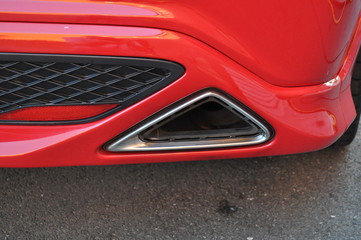 RED CAR HONDA DETAILING SHINE