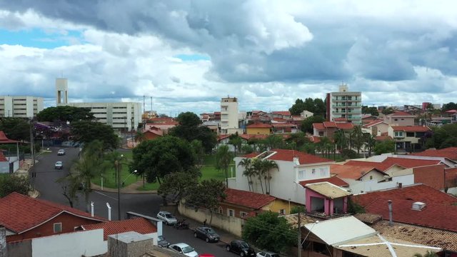 Small cities of Brazil. The city of Botucatu, district of Jardim Paraiso, Vila Carmelo, state of Sao Paulo, Brazil South America.