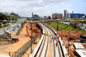construction of line 2 of the salvador metro
