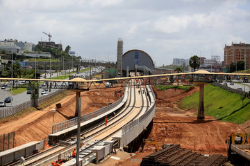 construction of line 2 of the salvador metro