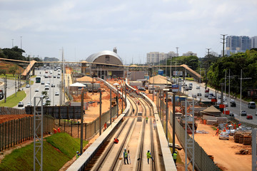construction of line 2 of the salvador metro