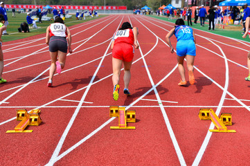 Athletes on the runway, games