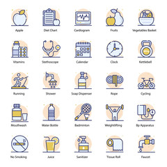  Hygiene and Healthcare Flat Vectors Pack