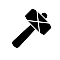 sledgehammer icon design, flat style icon collection