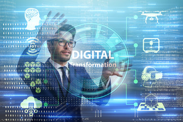 Digital transformation and digitalization technology concept