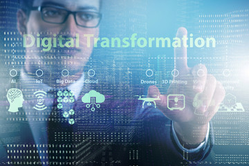 Digital transformation and digitalization technology concept