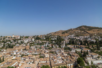 Fototapeta na wymiar Panoramic Landscapes in Granada