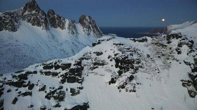 Mount Segla near Fjordgard at Senja, Norway