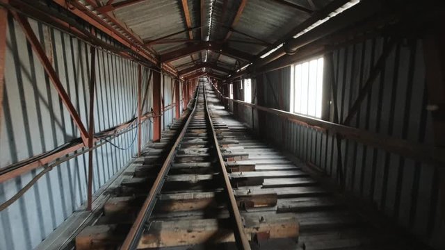 Coal mine at Pyramiden, Spitsbergen