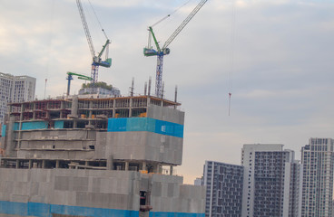 The constructionof tall buildings in the capital city
