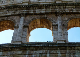 Obraz premium view of an arch