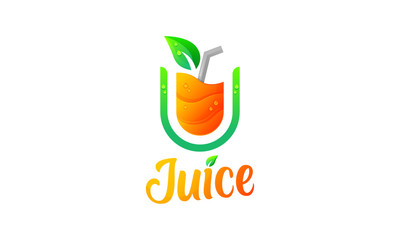 Juice Modern Gradient Colorful Logo