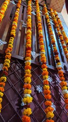 Marigold flowers decoration
