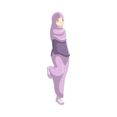Muslim cartoon with Japanese Manga style