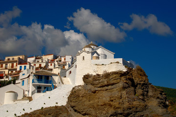 Fototapeta premium Skopelos island , Greece , Mediterranean Sea , Aegean sea , vacation in Greece .