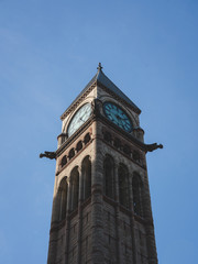 Fototapeta na wymiar old clock tower in toronto