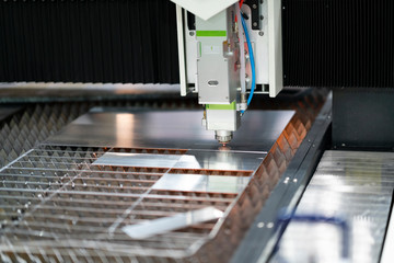 CNC gas cutting metal sheet