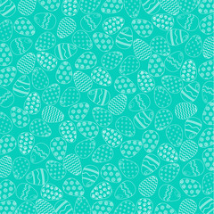 Easter eggs pattern