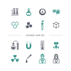 SCIENCE ICON SET
