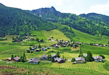 Ski-resort village Malbun in the Liechtenstein Alps mountain range - Malbun, Liechtenstein © Mario
