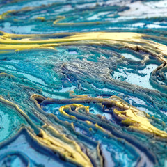 Beautiful background with fluid paint. 3d illustration, 3d rendering.