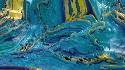 Beautiful background with fluid paint. 3d illustration, 3d rendering.