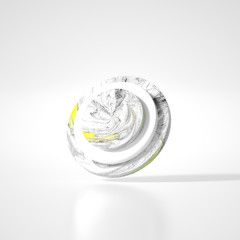 Beautiful background with fluid paint. 3d illustration, 3d rendering.