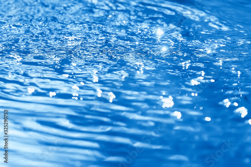 Concept Blue Abstract Background Water Ocean Lake Waves On Water Reflection Of Ripples On The River Wall Mural Kichigin19